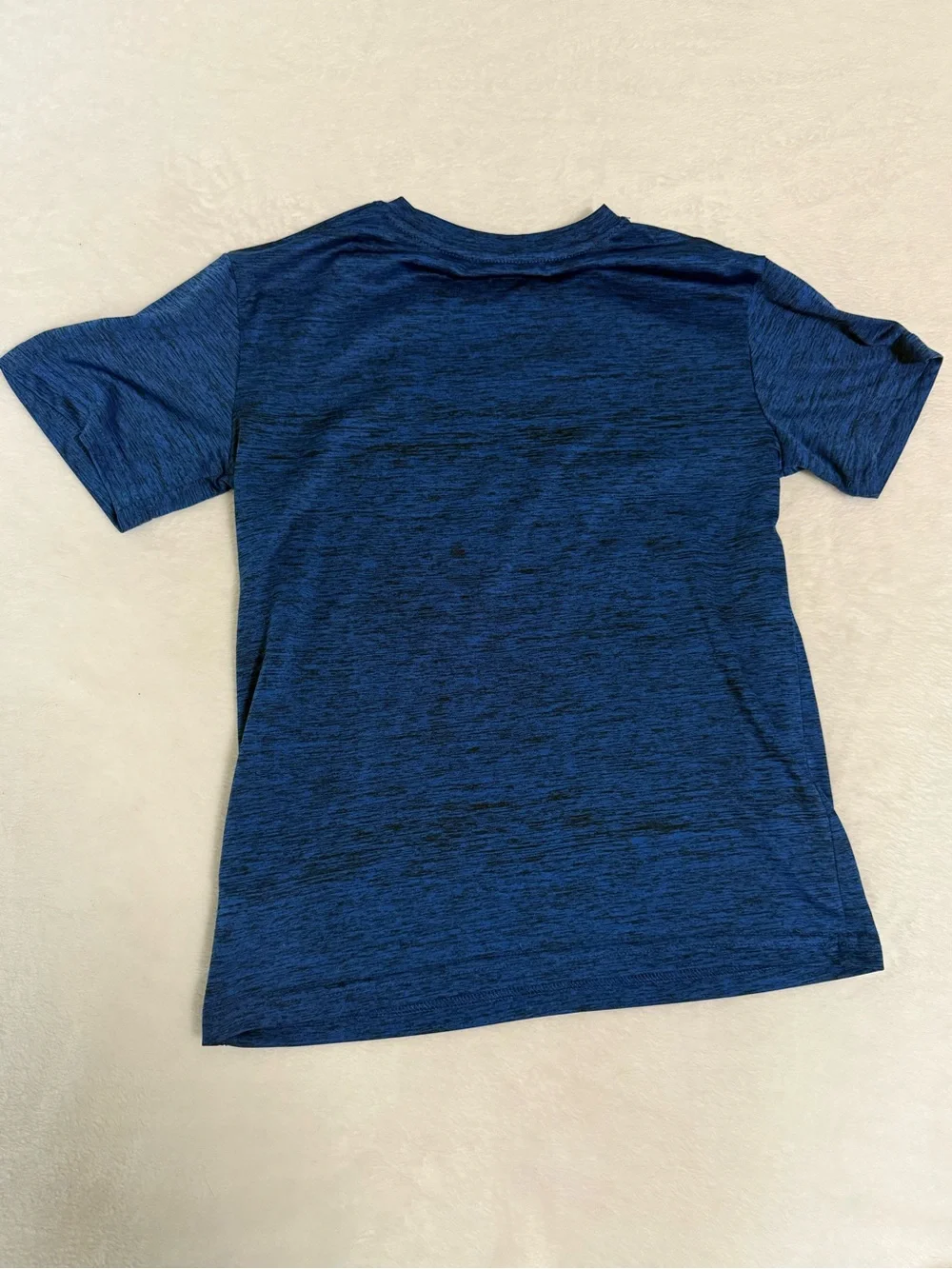 Champion Youth 10/12 Blue Performance T-Shirt Take Your Best Shot Basketball
